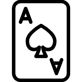 Pik-As-Karte